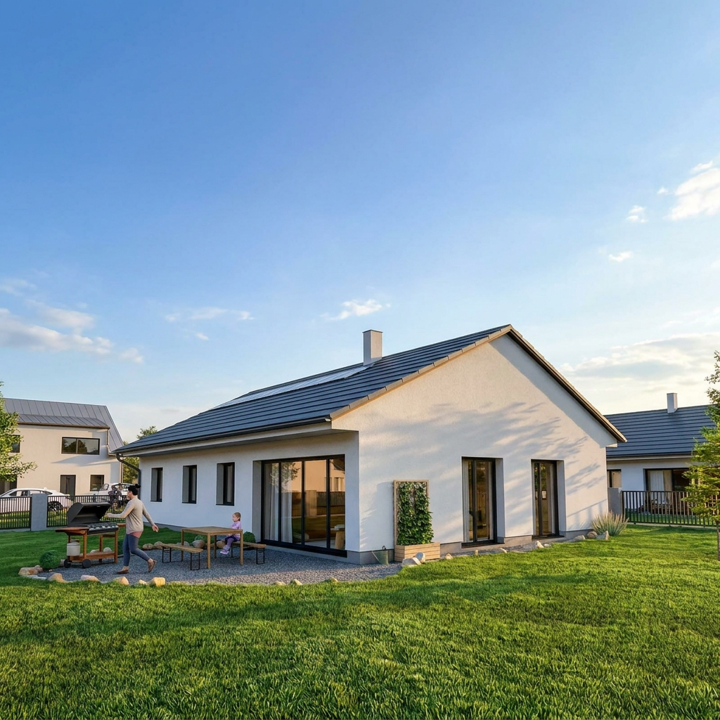 Vizualizace rodinného domu v Resortu Květnová